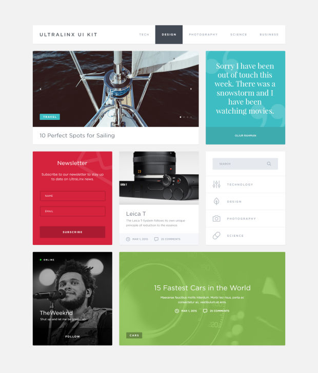 UltraLinx UI Kit