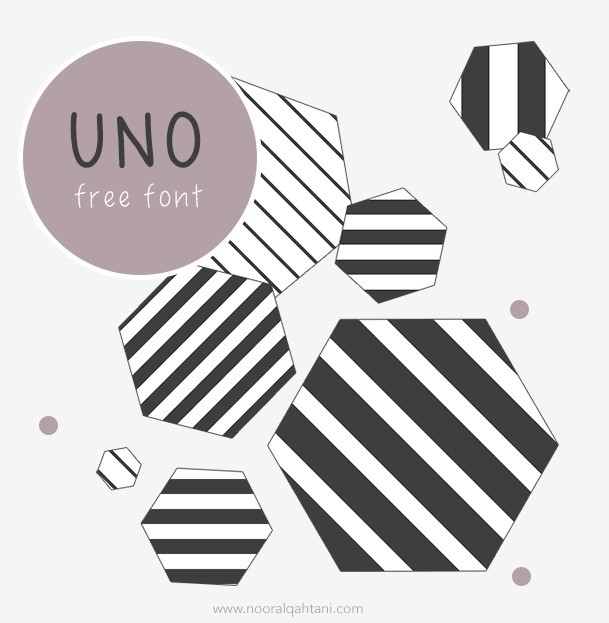 UNO- free handwriting font