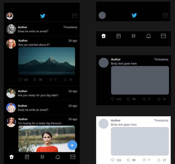 Unofficial Twitter UI Kit