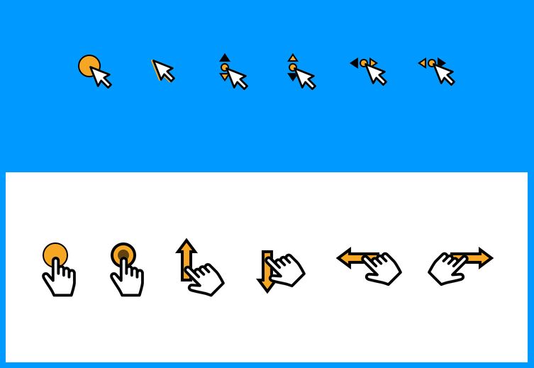 UX Gesture Kit (Sketch)