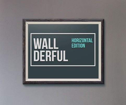 Wallderful Horizontal Frames MockUps