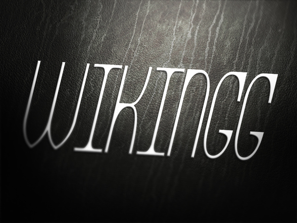WIKINGG Font