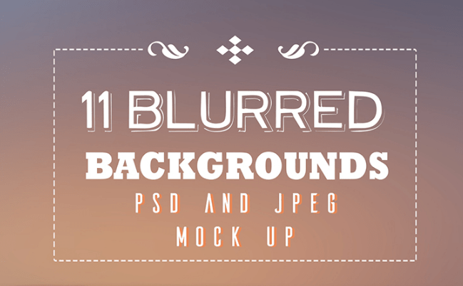 11 FREE Blurred Backgrounds