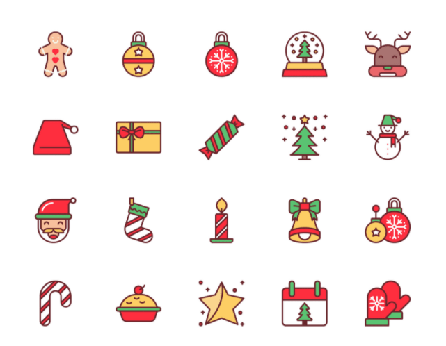 20 Christmas Icons For Free