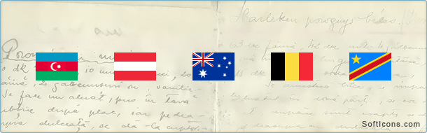 242 Flags Flat Icons