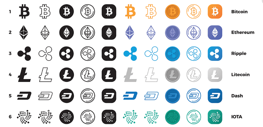 280 Free Cryptocurrency Icons