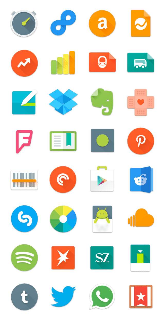 Android Lollipop Icon Set