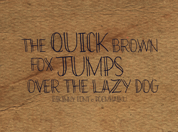 Bikinny Font
