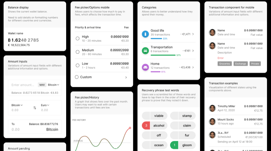 Bitcoin Wallet UI Kit