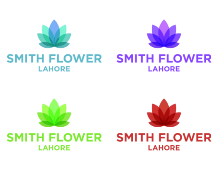 Creative Flower Logo Template For Adobe Illustrator
