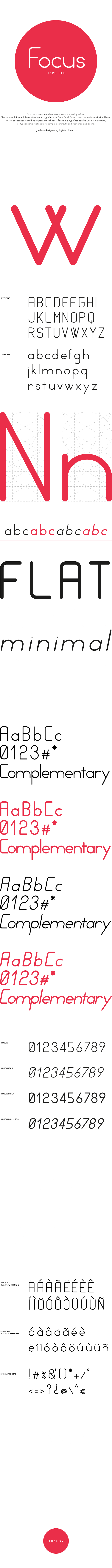 FOCUS Typeface