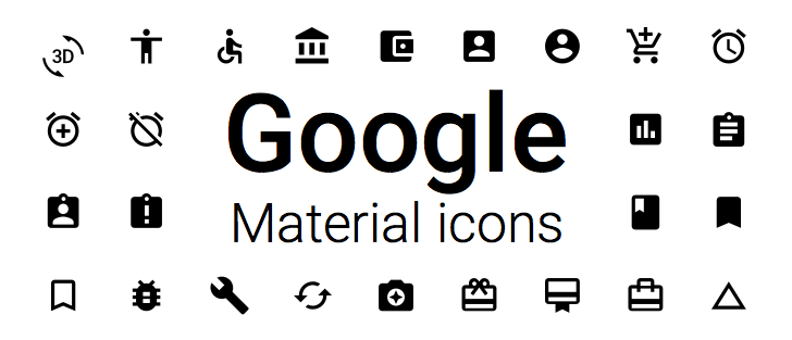 Google Material Icons for Sketch