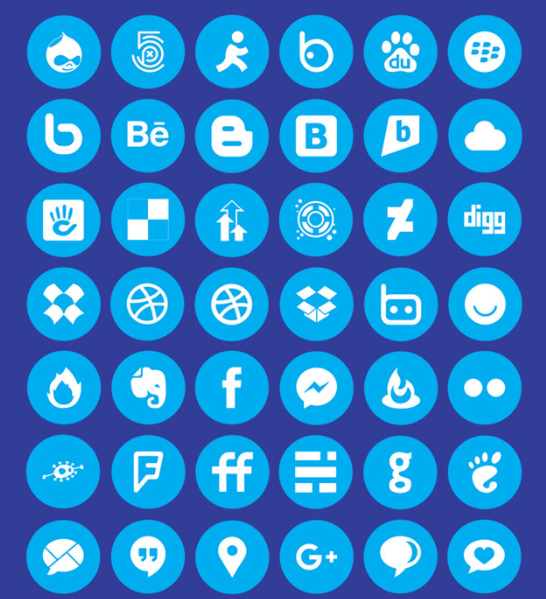 IcoFont Social Icons
