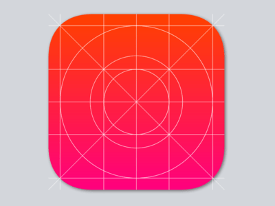 iOS 7 Icon Grid