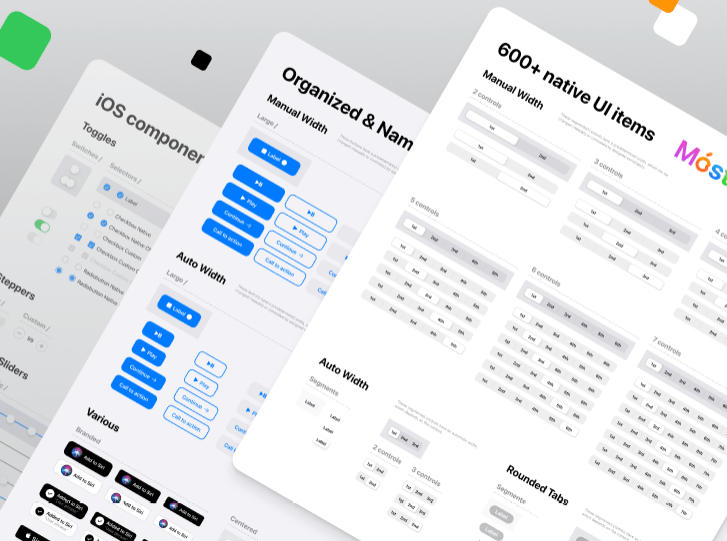 iOS Design System Free UI Kit