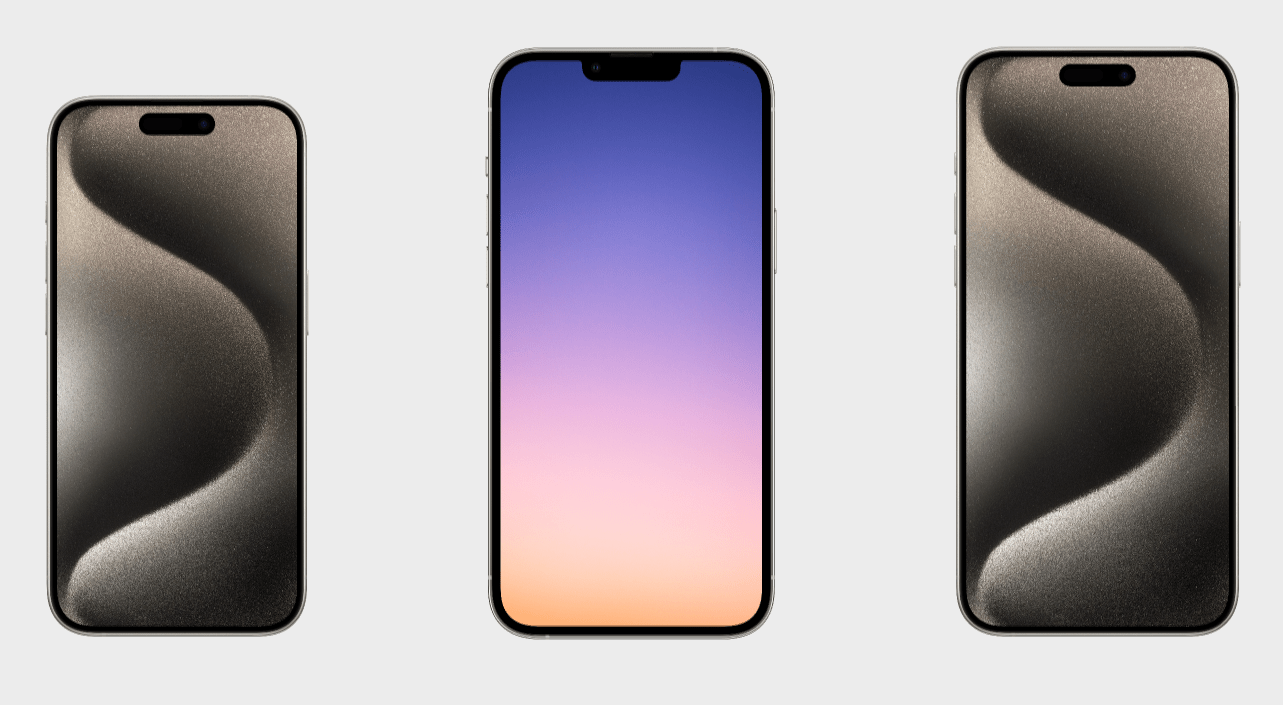 iPhone 15 Mockup (iPhone Mockup All-in-1)