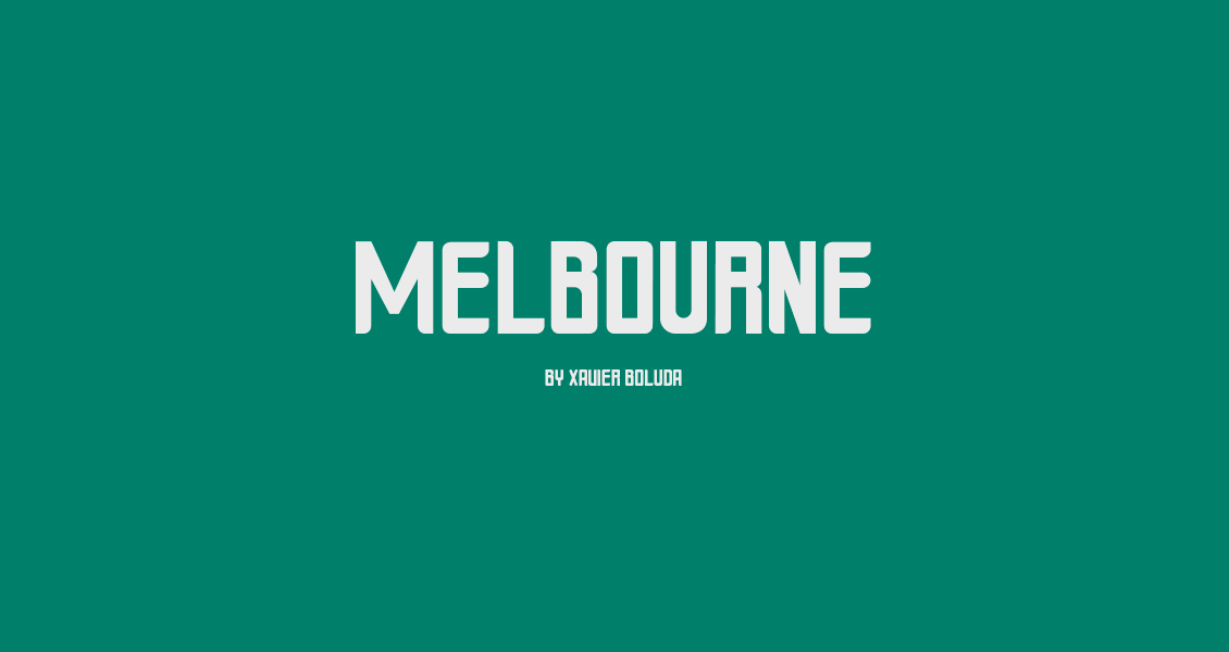 Melbourne - Free OpenType Font