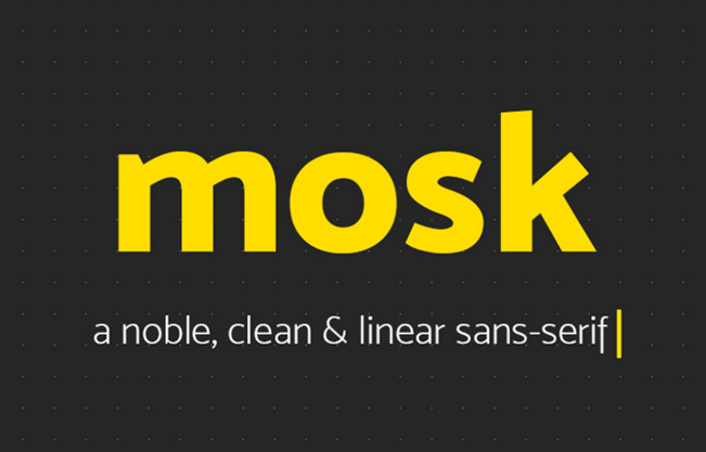 Mosk Typeface