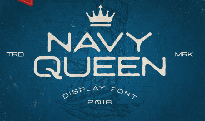 NavyQueen FREE Font