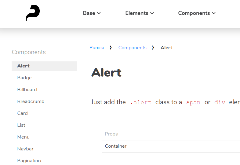 Responsive, Modern and Fully Customizable Pure CSS Framework – Punica