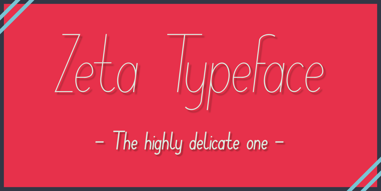 zeta typeface